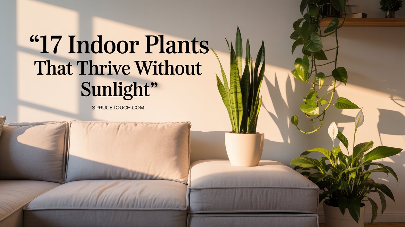 Thriving Indoor Plants for no sunlight