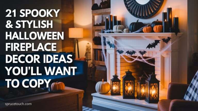 Halloween Fireplace Decor Ideas