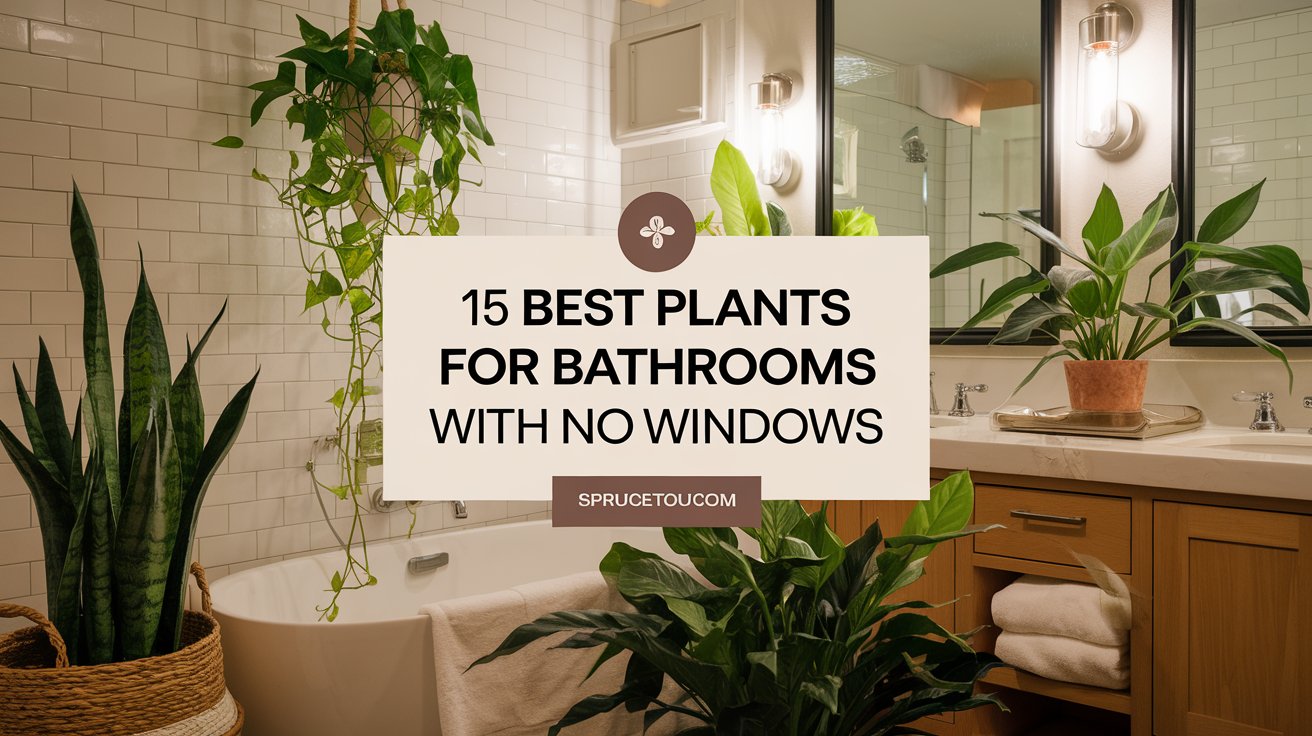 Best Plants for Bathrooms With No Windows