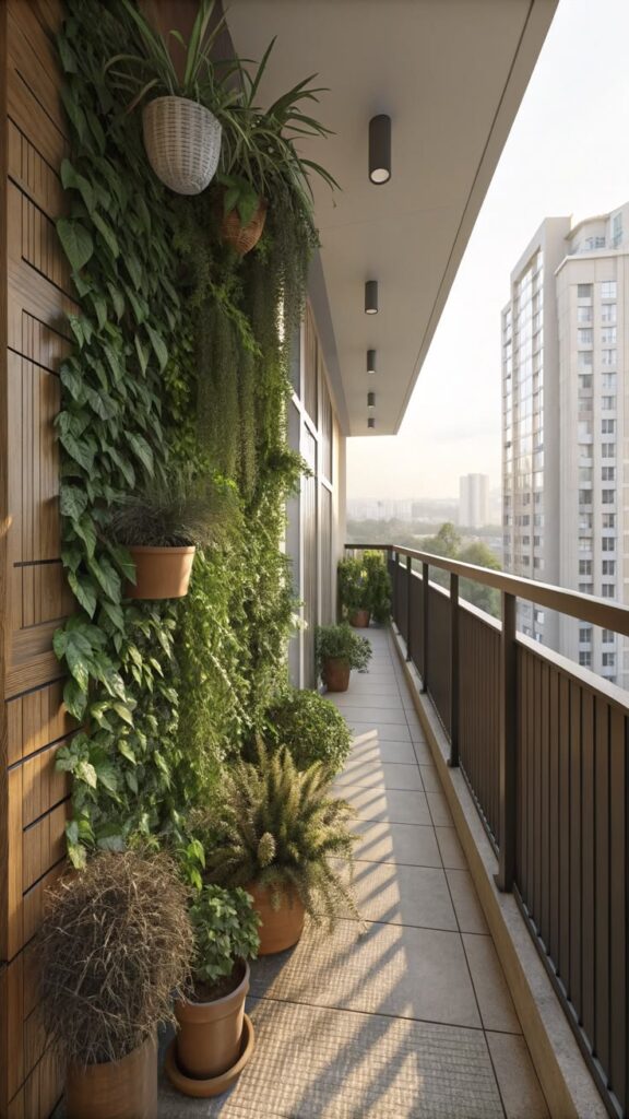 Create a Vertical Jungle Wall (Even in Tiny Balconies)