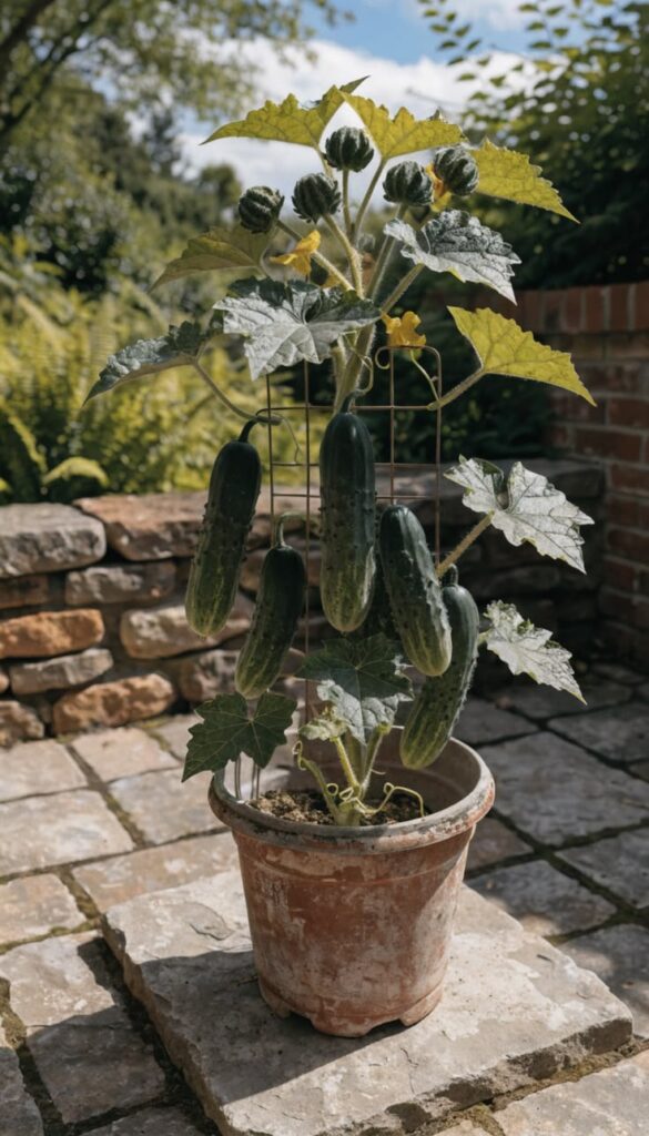 Cucumbers (Bush Varieties) – Small Space Climbers