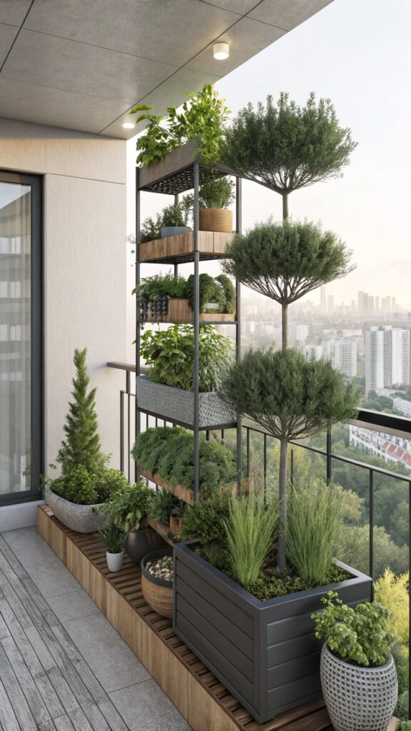 Layer Plants for a “Forest Feel”