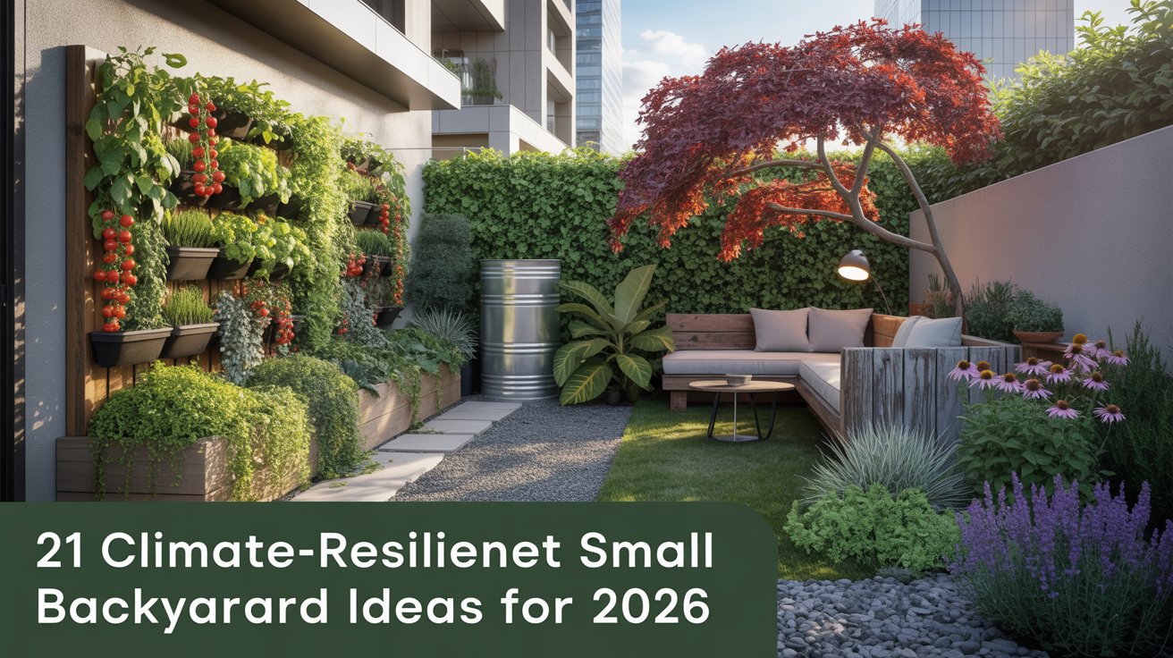 climate-resilient small backyard ideas