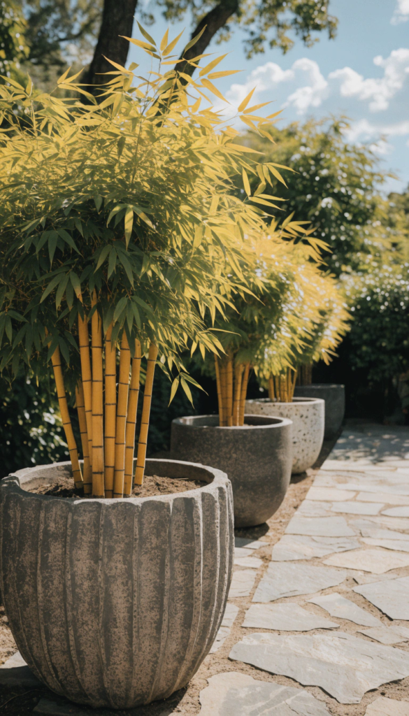 Golden Bamboo (Controlled) – Bright & Bold Privacy