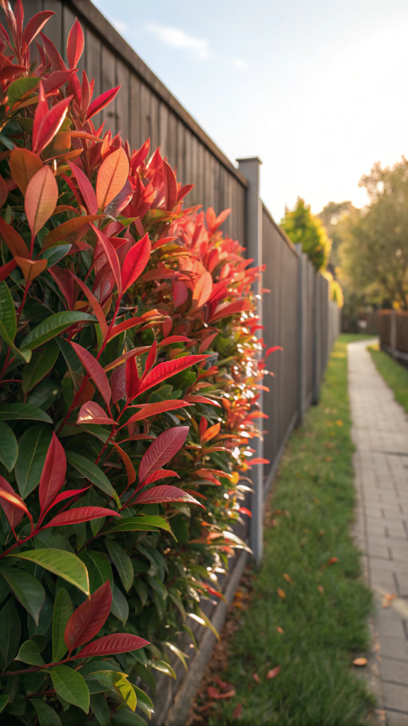 Red Tip Photinia – A Pop of Color + Privacy