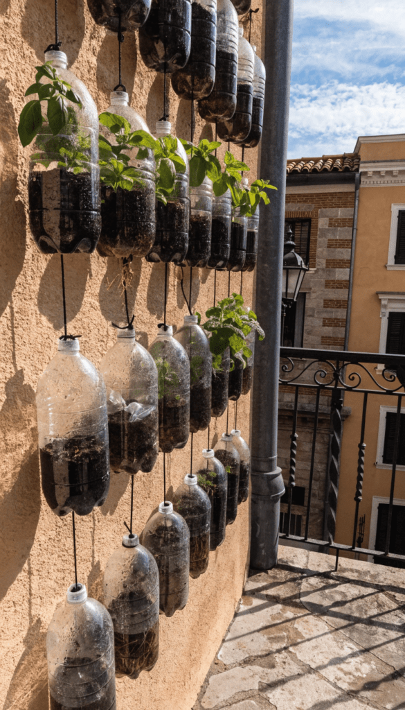 Hanging Plastic Bottle Garden (Zero-Waste Magic)