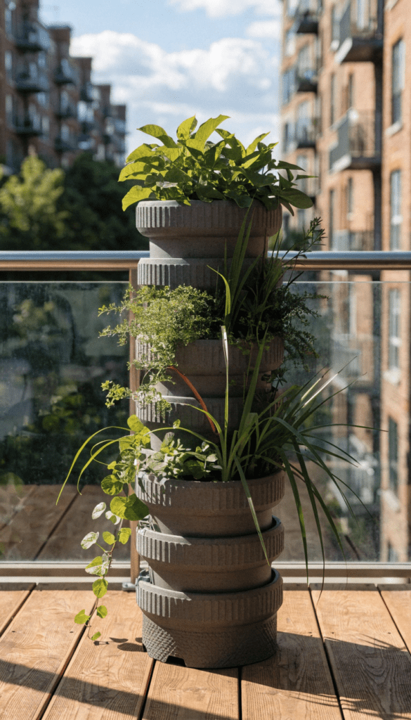 Stackable Vertical Planters (Compact Powerhouse)
