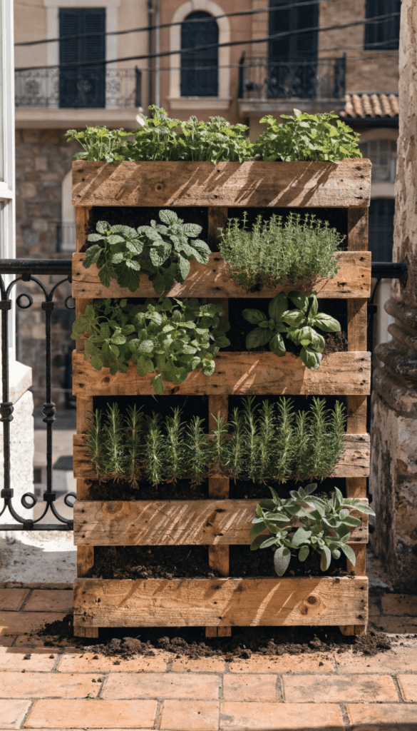 Vertical Pallet Garden (Reclaimed Wood Beauty)