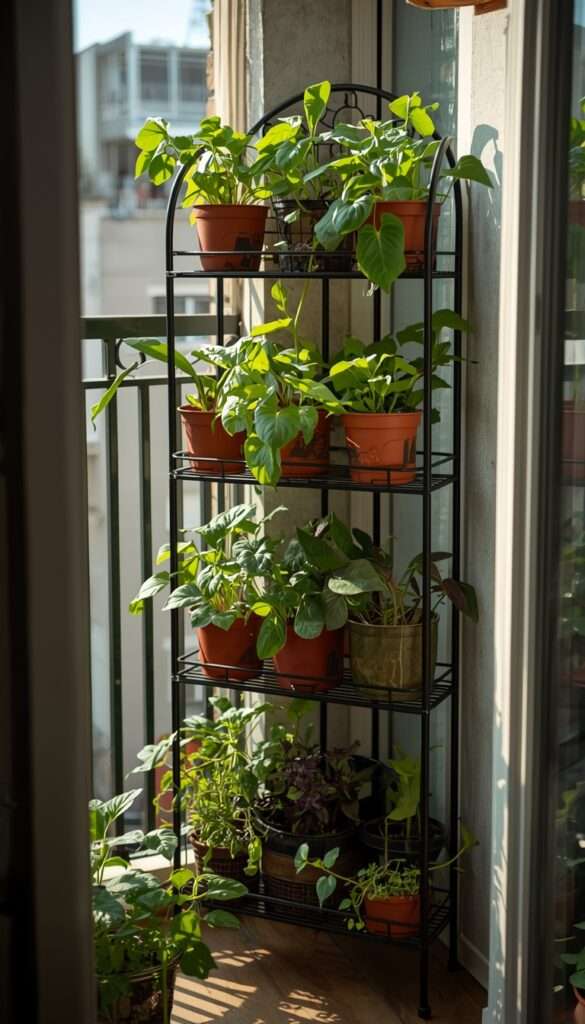 Corner Vertical Garden Rack (Dead Space Turned Productive)