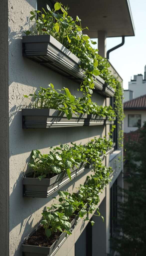Gutter Garden System (Slim & Efficient)