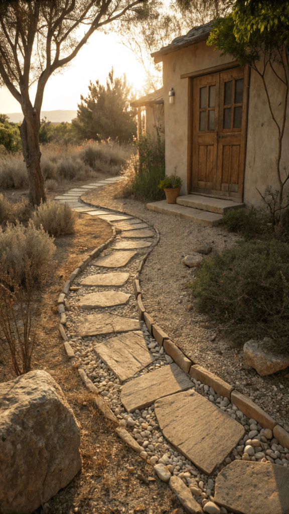 Stone Pathways That Add Instant Structure