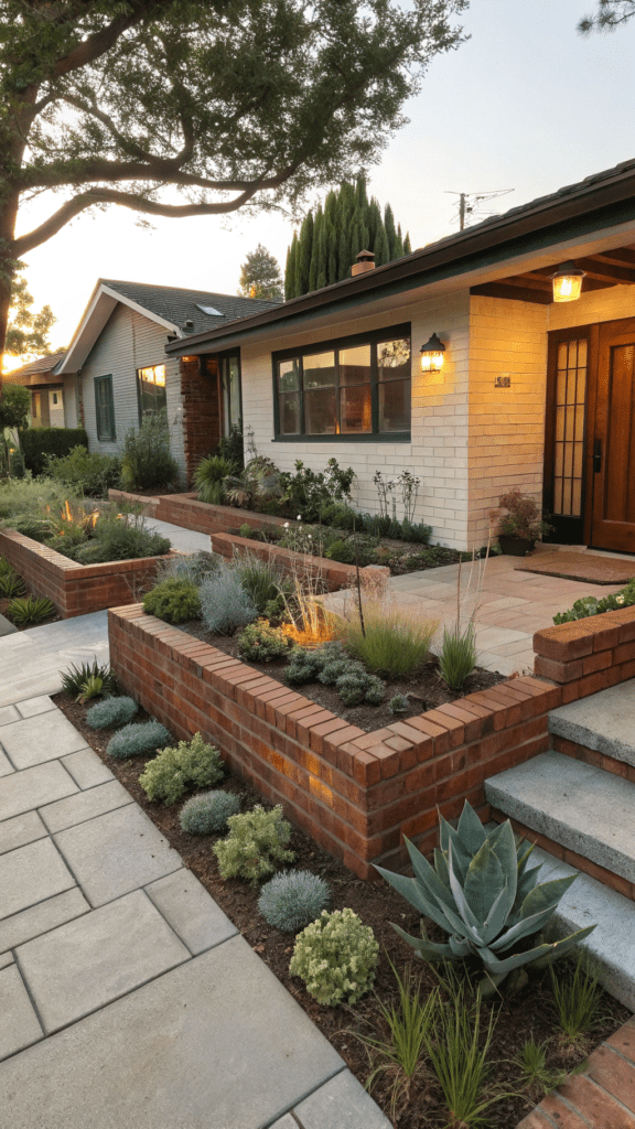 Raised Dry Garden Beds for Small Front Yards