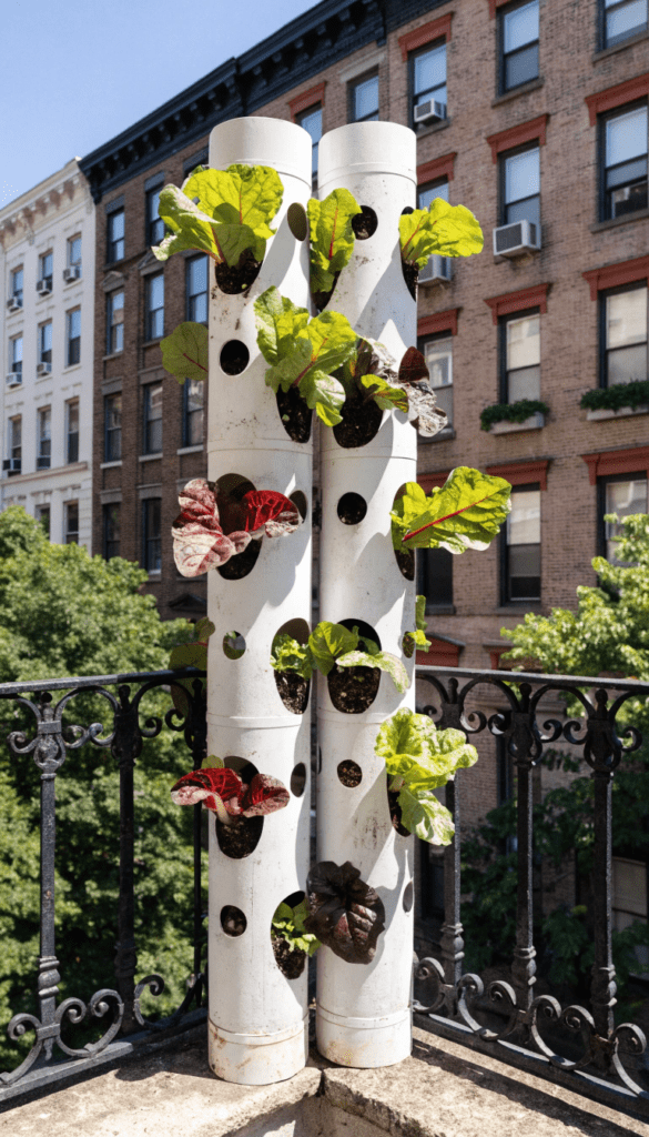 PVC Pipe Vertical Garden (High-Yield Hack)
